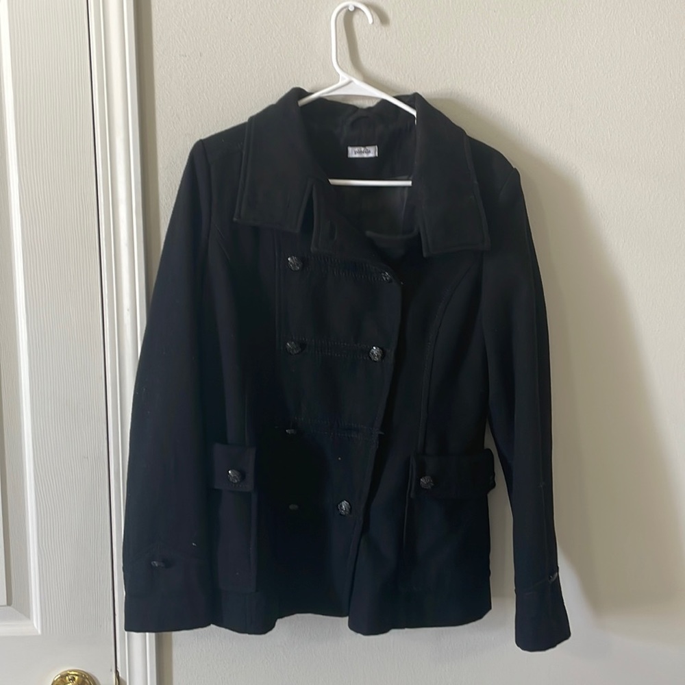 Black Size 12 Peacoat